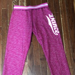 Pink sweatpants